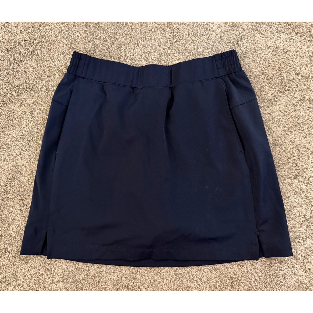 Lady Hagen Womens Navy Blue Athletic Golf‎ Tennis Skort Elastic Waist Size Small